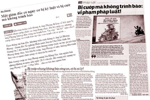 Khó xử lý giám đốc bị cướp xe không báo công an