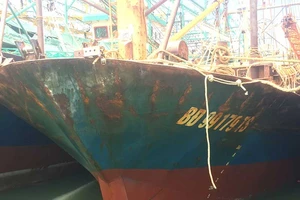Huyện Phù Mỹ bức xúc tàu bị tráo vỏ thép, thiết bị