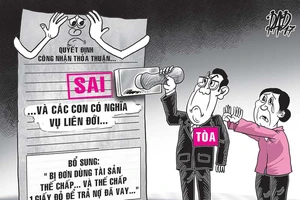 Tòa tẩy xóa, cắt dán, sửa hồ sơ vụ án