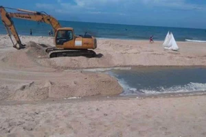 Phạt vì… làm đẹp bãi biển!