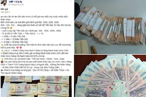 1 triệu tiền thật đổi 10 triệu tiền giả?