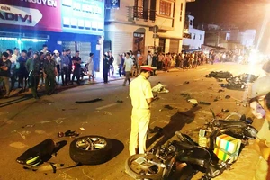 Giám định xe tông liên hoàn ở quận 12 để khởi tố