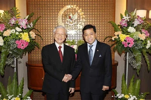 Tổng Bí thư hội kiến chủ tịch Thượng viện Indonesia