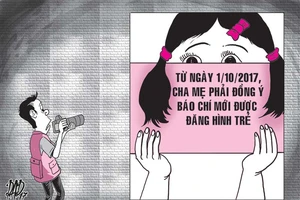 Cha mẹ đồng ý, báo chí mới được đăng hình trẻ