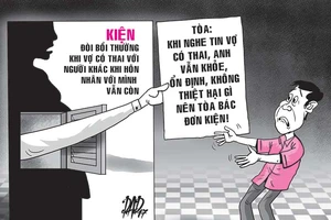 Đòi vợ bồi thường vì có thai với người khác