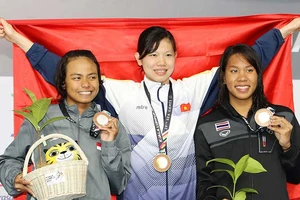 Cán mốc 58 HCV, đoàn Việt Nam vào tốp 3
