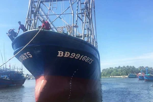 Sẽ giải quyết dứt điểm tàu vỏ thép ở Bình Định 