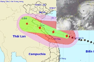 Bão giật 135 km/giờ