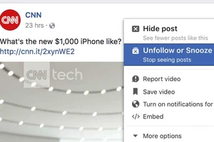 Facebook cho phép tạm thời ‘nghỉ chơi’ bạn bè