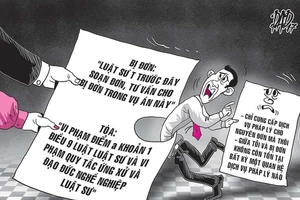 Tòa từ chối luật sư vì từng soạn đơn cho bên kia