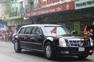 Lễ đón Tổng thống Donald Trump tại Phủ Chủ tịch