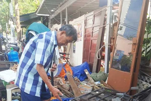 Khánh Hòa: Phường đã cho sửa lại nhà sập sau bão