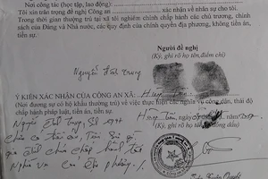 Nợ tiền quyên góp và tấm lý lịch bị ‘phê xấu’