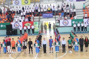 Khai mạc giải futsal sinh viên TP.HCM 2017