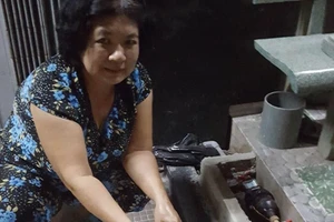 Hẻm không đường ống nước đã được dùng nước sạch