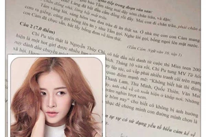 Khi Chi Pu, Luật Záo zụk vào đề thi văn