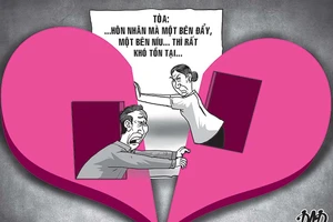 Vợ chồng già tố nhau ngoại tình khi ly hôn