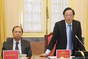 Văn phòng Chủ tịch nước họp báo công bố 6 luật