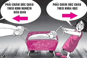 Ông bà chăm cháu, cha mẹ nơm nớp lo