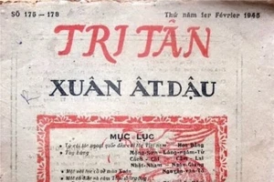 Quảng cáo báo xuân và hầu bao của ký giả