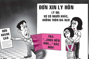 Đòi ly hôn vì vợ không... tròn gia đạo