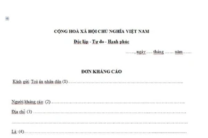Làm sao để không kháng cáo quá hạn?