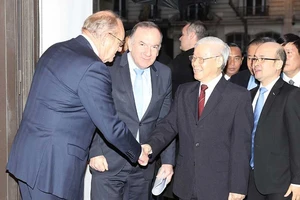 Tổng Bí thư gặp gỡ các doanh nghiệp hàng đầu của Pháp