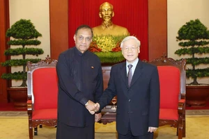 Tổng Bí thư Nguyễn Phú Trọng tiếp chủ tịch Quốc hội Sri Lanka