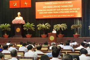 TP.HCM thông báo nhanh kết quả Hội nghị Trung ương 7