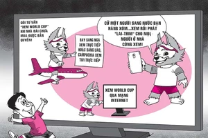 Đua nhau sắm đồ nghề ‘coi cọp’ World Cup