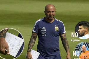Argentina thay nửa đội hình, ‘cắt’ Aguero và thủ môn Caballero