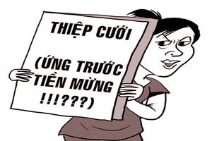 Ứng tiền… mừng cưới
