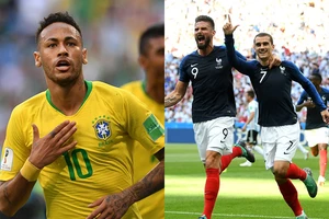 Brazil, Pháp, Croatia và Anh sẽ vào bán kết
