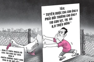 Kiện đòi 300 con vịt chạy đồng