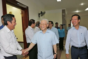 Tổng Bí thư làm việc với Ban Tuyên giáo Trung ương