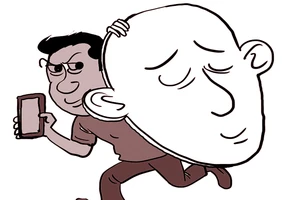 Cạo đầu để dễ đi trộm