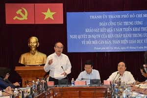 Bí thư Nguyễn Thiện Nhân nói về kỳ thi ‘2 trong 1’