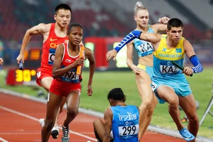 Asiad 18 thử nghiệm nội dung tiếp sức nam nữ