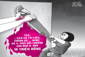 Vụ án chặt cây làm hàng xóm bị thương