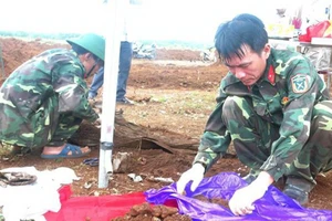 38 bộ hài cốt liệt sĩ vừa được tìm thấy ở Quảng Trị