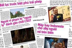 Nghi vấn về ‘người lạ’ đứng gần CSGT