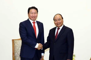 Thủ tướng tiếp chủ tịch tập đoàn lớn của Hàn Quốc