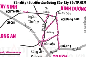 Đồng loạt mở rộng nhiều tỉnh lộ Tây Bắc TP.HCM