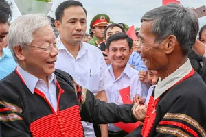 Tổng Bí thư, Chủ tịch nước dự ngày hội Đại đoàn kết ở Đắk Lắk
