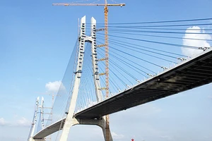 Hoàn thành toàn bộ cầu Vàm Cống vào tháng 2-2019
