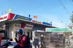 Kinh doanh xăng ‘chui’ tại trạm từng cháy xe bồn