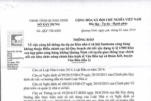 Tuyển nhà đầu tư cho dự án sát vách sân bay Vân Đồn