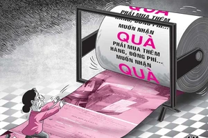 Cẩn thận với chiêu nhận quà tặng qua kênh truyền hình