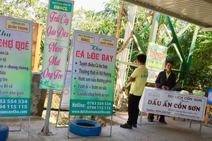 Xử lý việc bán tour du lịch ở Cồn Sơn