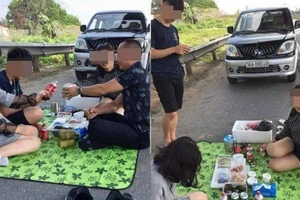 Không phạt nhóm tụ tập ăn nhậu trên cao tốc, vì sao?